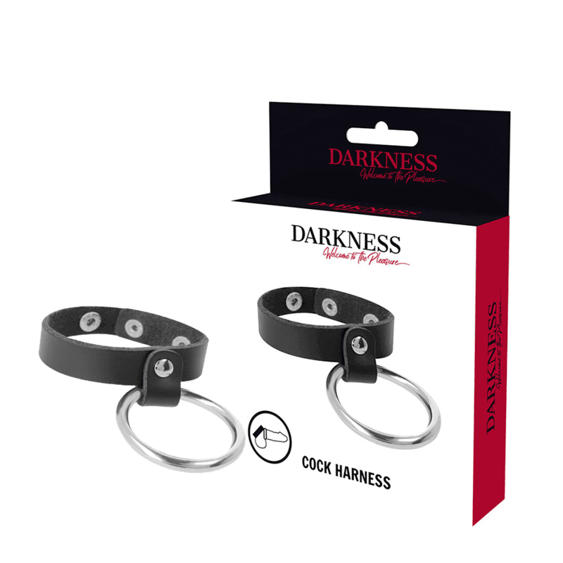 Anillo cockring de metal en empaque atractivo, diseñado para prolongar el placer y mejorar las erecciones.