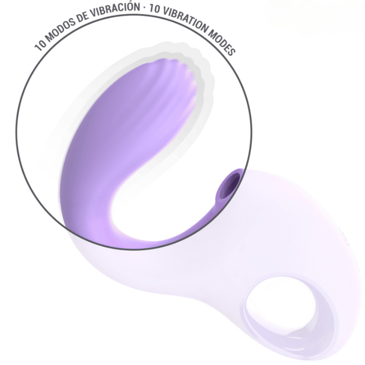 Estimulador con succión y vibración de silicona suave, con múltiples niveles de intensidad y diseño ergonómico para estimulación precisa y personalizable.