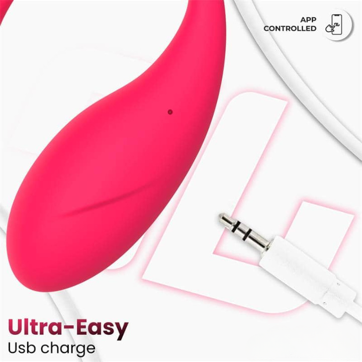 Huevo vibrador Bulby con control por app, ideal para estimulación interna discreta y a distancia.