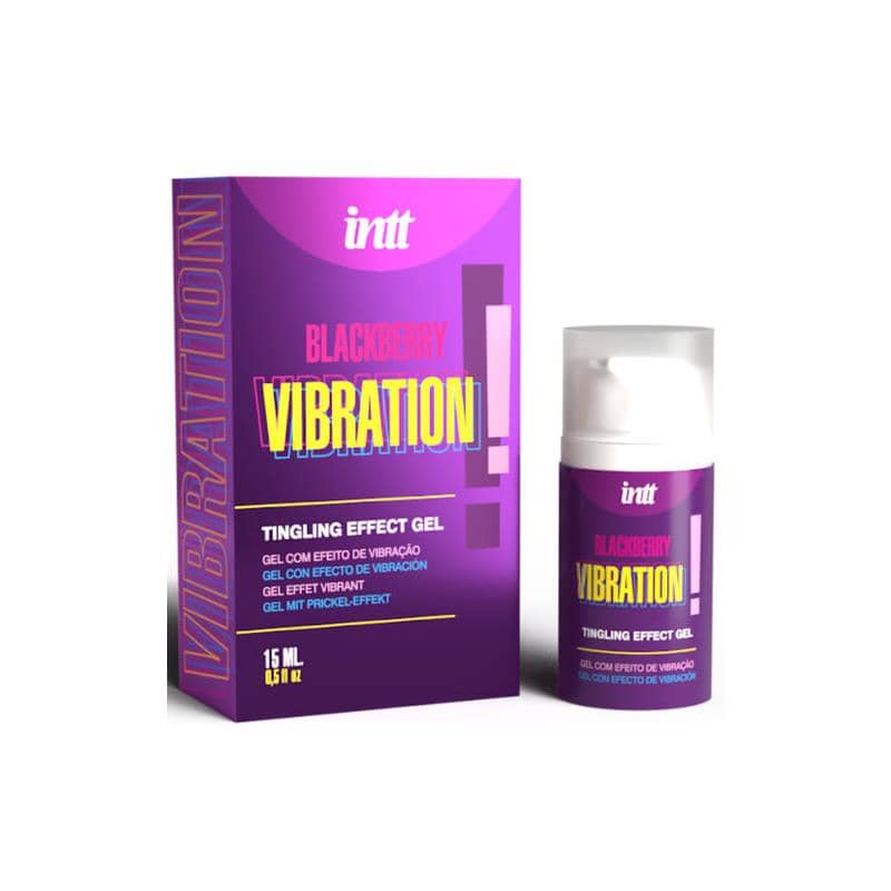 gel intimo besable sabor mora efecto calor y vibracion