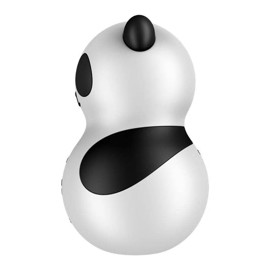 Vibrador Satisfyer Pocket Panda con diseño ergonómico y tierno, estimulación por pulsos de aire y múltiples niveles de intensidad para placer discreto y potente.