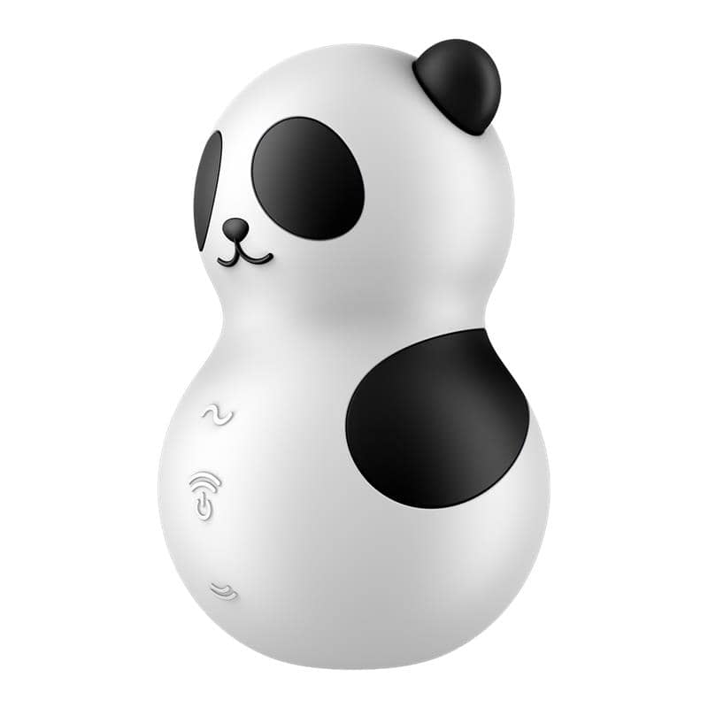 Vibrador Satisfyer Pocket Panda con diseño ergonómico y tierno, estimulación por pulsos de aire y múltiples niveles de intensidad para placer discreto y potente.