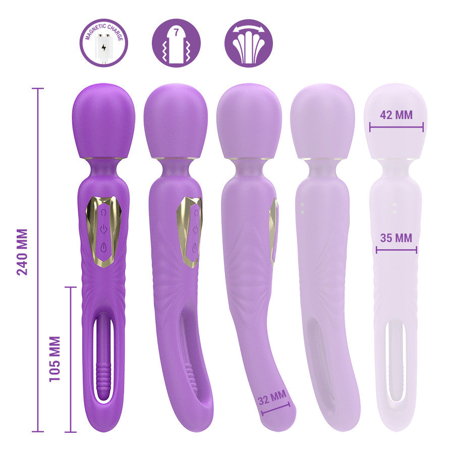 Vibrador con Lengua Giratoria christy