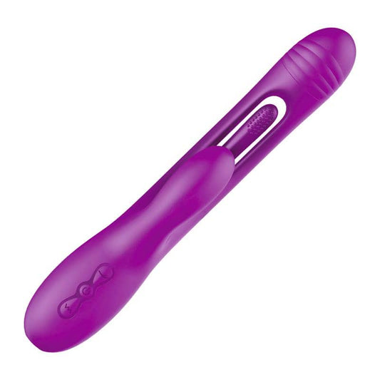 Vibrador con lengua interna y triple motor