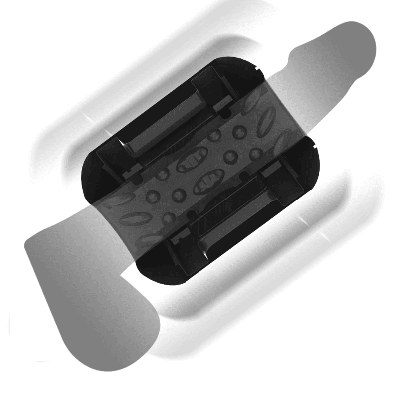 Masturbador compacto Cassian con dos orificios para una experiencia de placer versátil y estimulante.