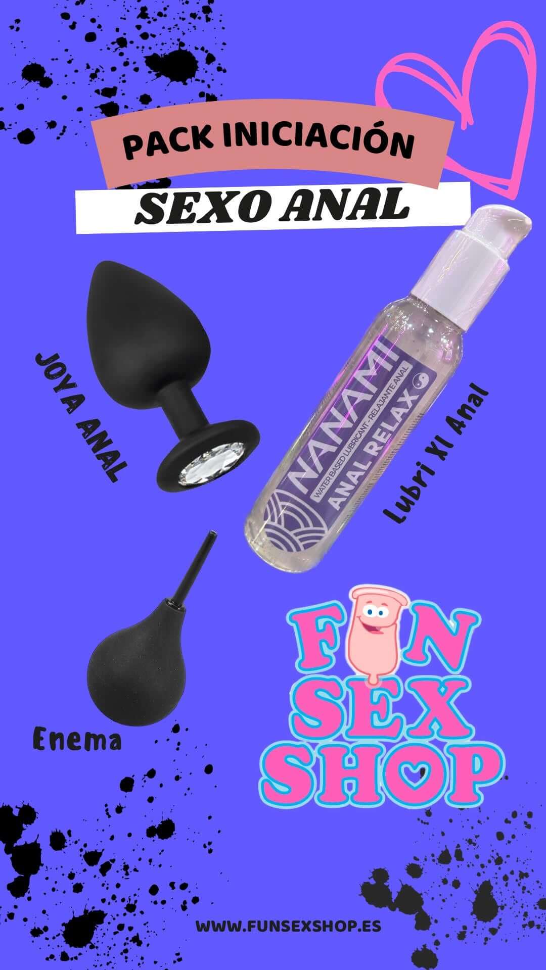 Pack Anal Iniciación BARATO | FUN SEX SHOP BLANES – Funsexshop