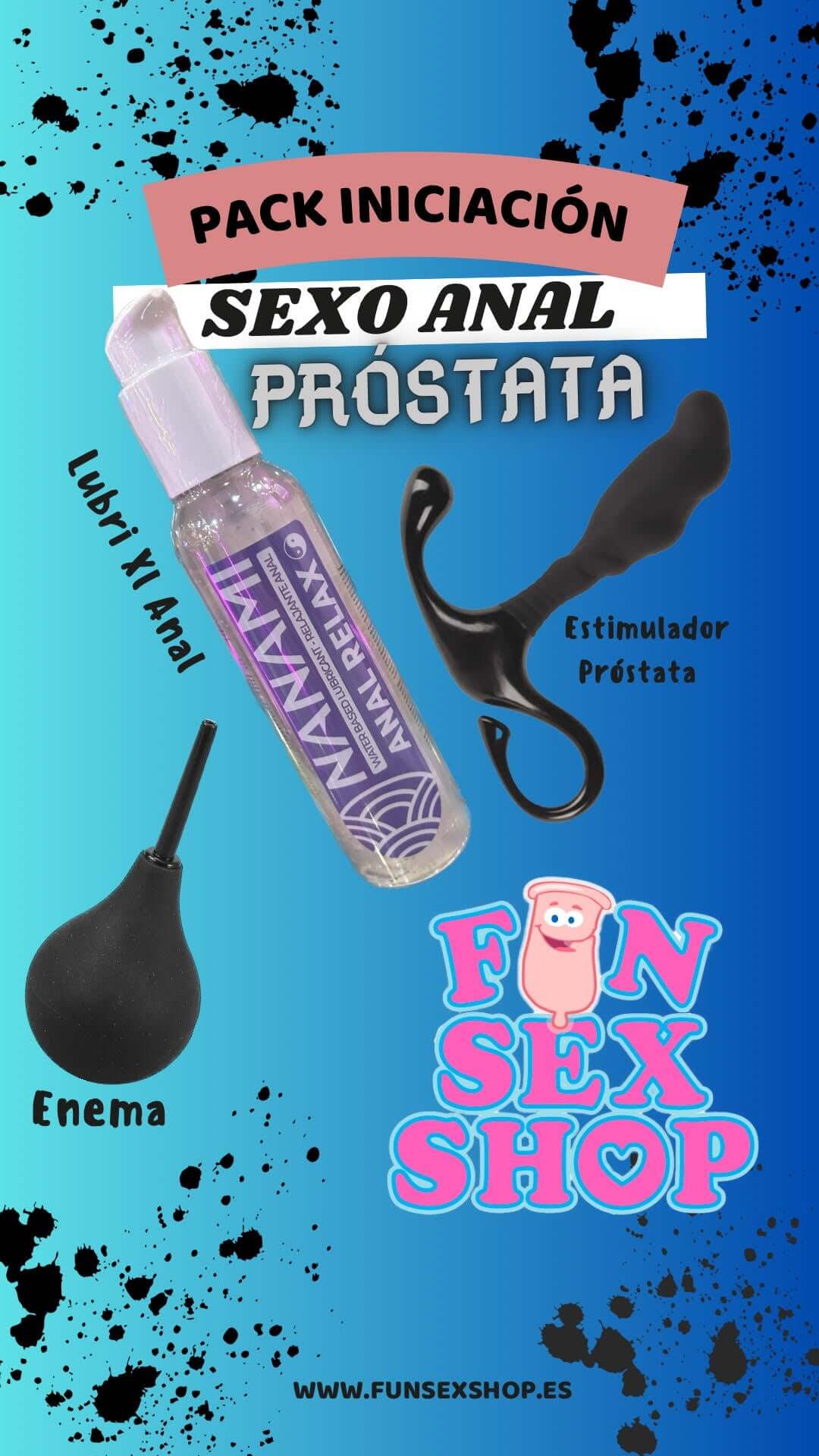 Pack Próstata Iniciación BARATO | FUN SEX SHOP BLANES – Funsexshop