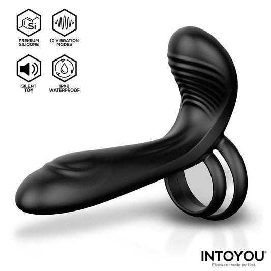 Gainer con Doble Anillo para el Pene con Vibración