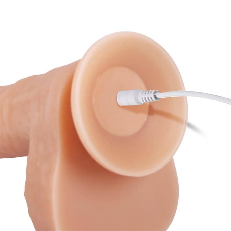 Dildo realista con vibración y triple movimiento 3.0 en silicona líquida