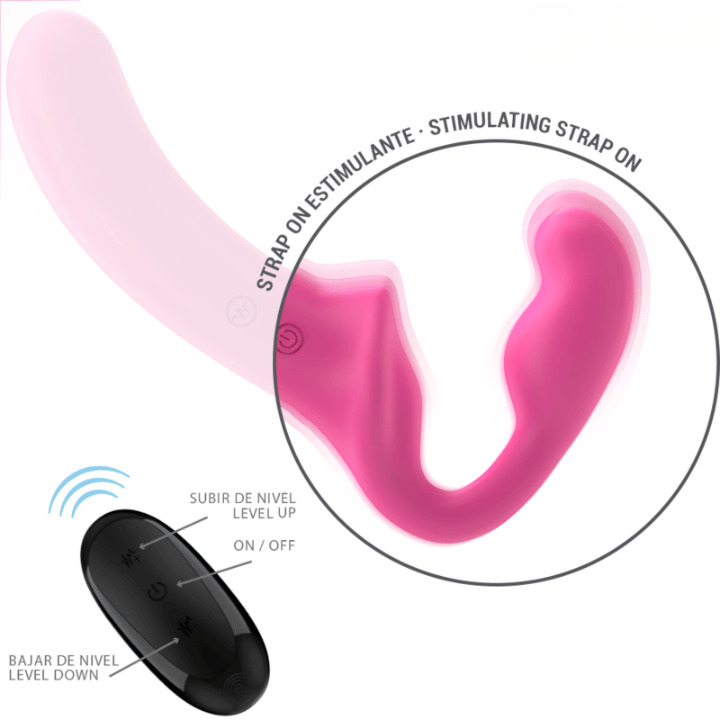 Vibrador doble Amy de silicona médica con diseño ergonómico, doble estimulación y motor potente y silencioso para una experiencia cómoda y precisa