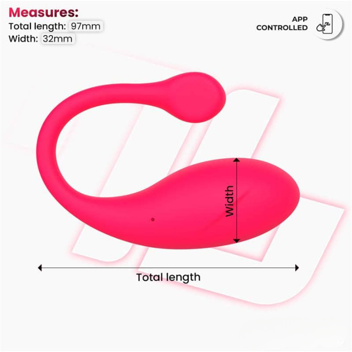 Huevo vibrador Bulby con control por app, ideal para estimulación interna discreta y a distancia.