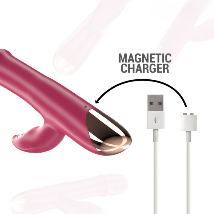 Vibrador multifuncional 3 en 1 de silicona con 10 modos de vibración, diseño ergonómico, silencioso, recargable e impermeable para estimulación versátil