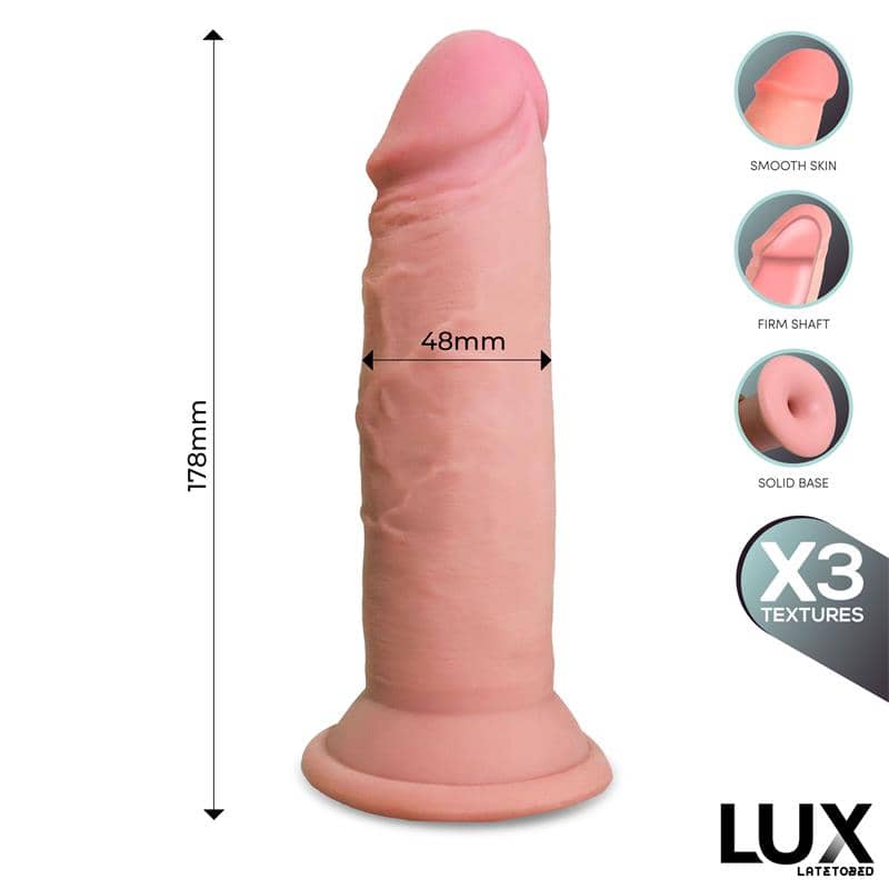 Los dildos Lux Triple Densidad presumen de un realismo extraordinario.