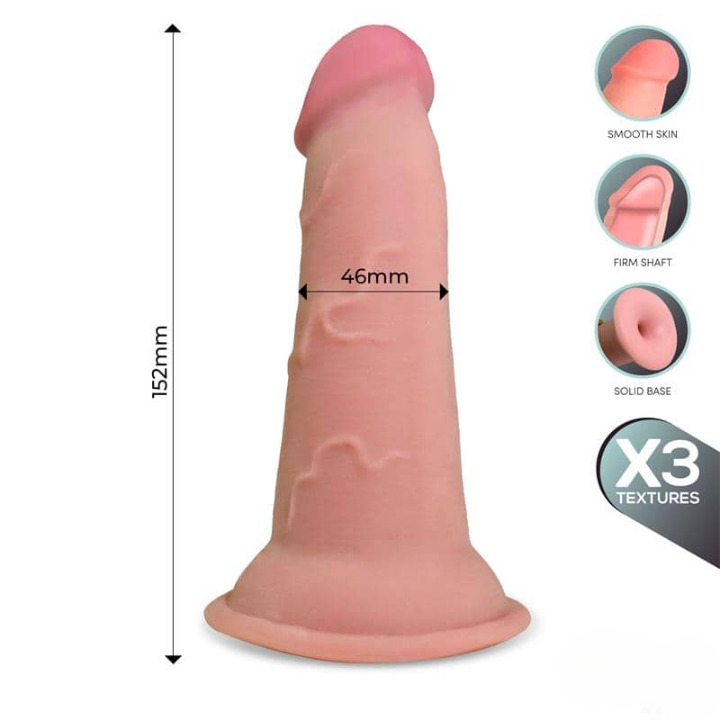 Los dildos Lux Triple Densidad presumen de un realismo extraordinario.