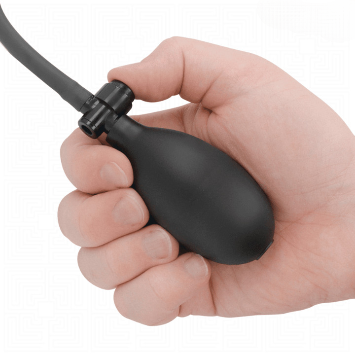 dildo inflable xl ajustable de silicona suave