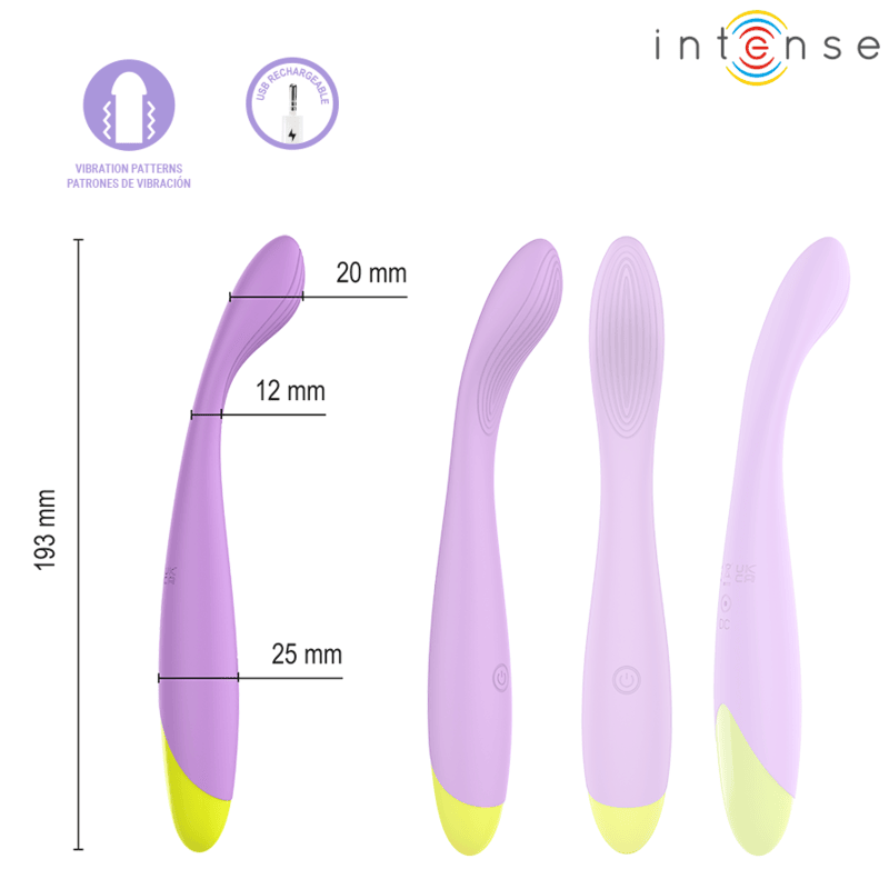 Estimulador flexible de punto G con 10 modos de vibración