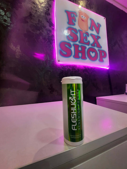 Polvo renovador de 118 ml para juguetes eróticos, restaura la suavidad original, mejora la higiene y prolonga su vida útil.