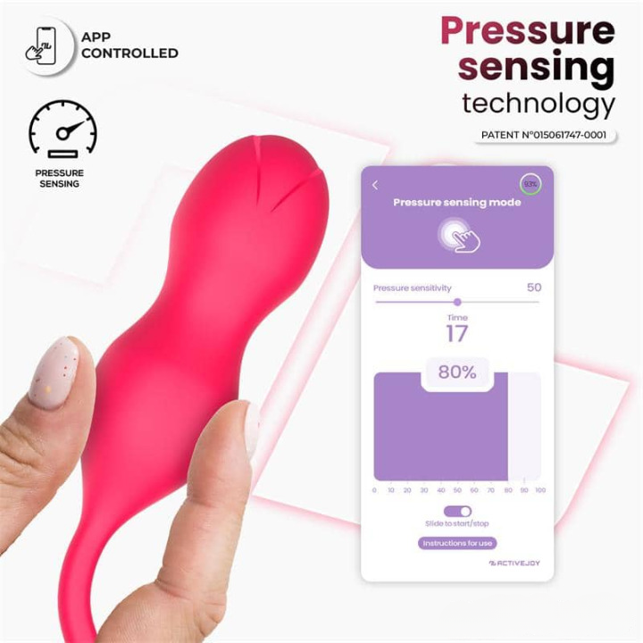 Entrenador de suelo pélvico Kyra con vibración, ideal para fortalecer los músculos vaginales y mejorar el placer.