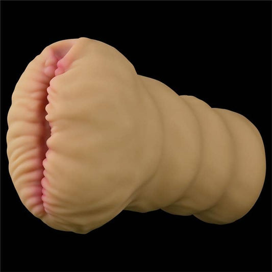 Masturbador alienígena realista hecho a mano, con túnel texturizado y diseño ergonómico para estimulación intensa.