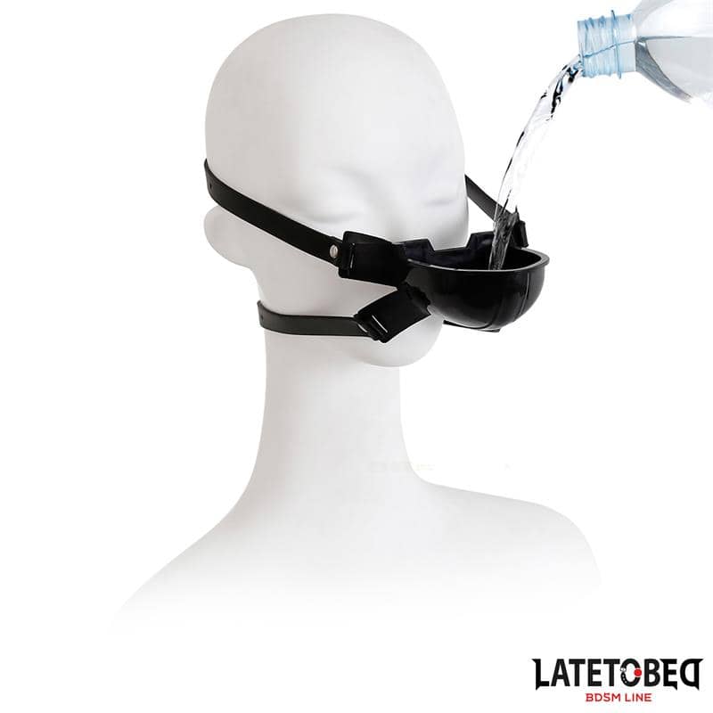 Collar ajustable negro para juegos de rol y control íntimo