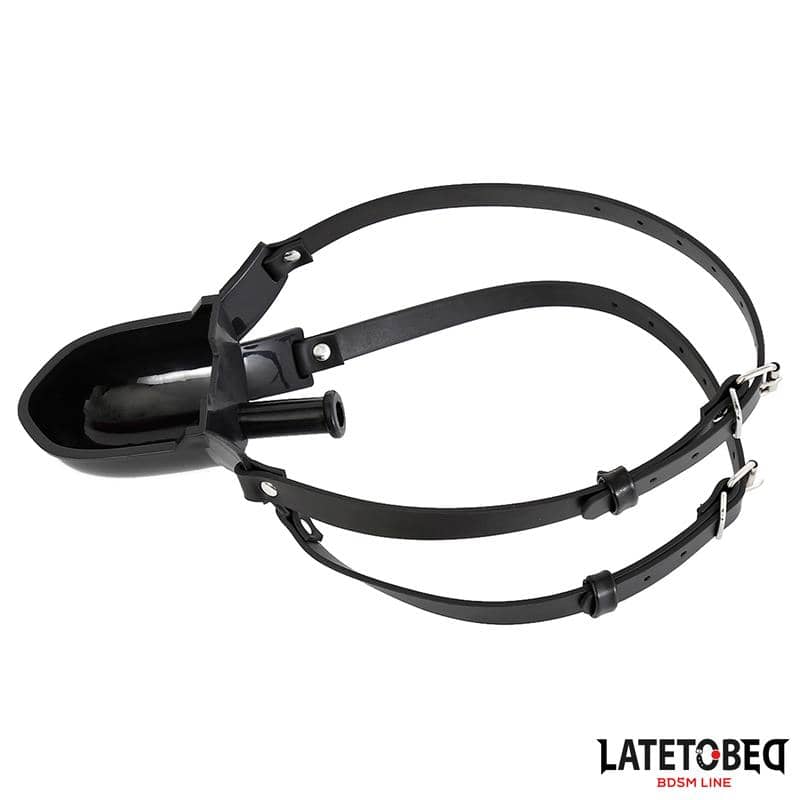 Collar ajustable negro para juegos de rol y control íntimo
