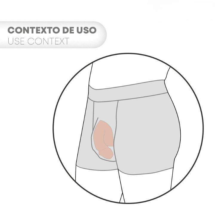 packer realista con testiculos silicona talla 