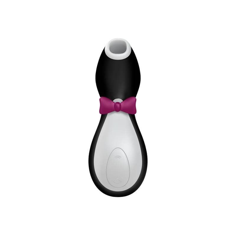 Succionador Penguin de Satisfyer con diseño elegante y tecnología de estimulación sin contacto para orgasmos múltiples mediante ondas expansivas y pulsaciones.