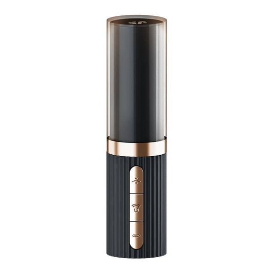 Succionador de clítoris Satisfyer Pro 2 Kiss con diseño compacto tipo pintalabios y cuerpo ergonómico, ideal para placer discreto en casa o de viaje.