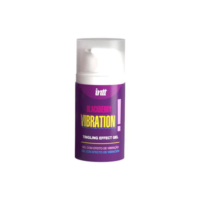 gel intimo besable sabor mora efecto calor y vibracion