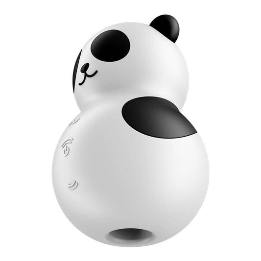 Vibrador Satisfyer Pocket Panda con diseño ergonómico y tierno, estimulación por pulsos de aire y múltiples niveles de intensidad para placer discreto y potente.