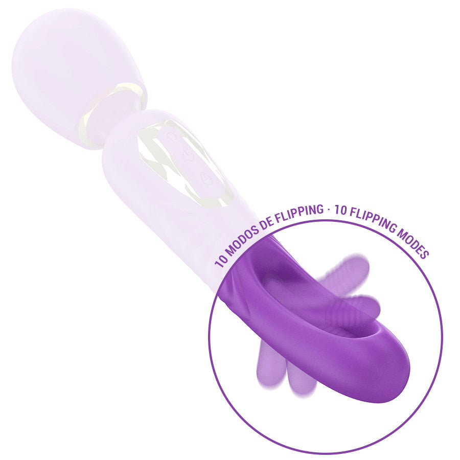 Vibrador con Lengua Giratoria christy
