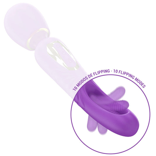 Vibrador con Lengua Giratoria christy