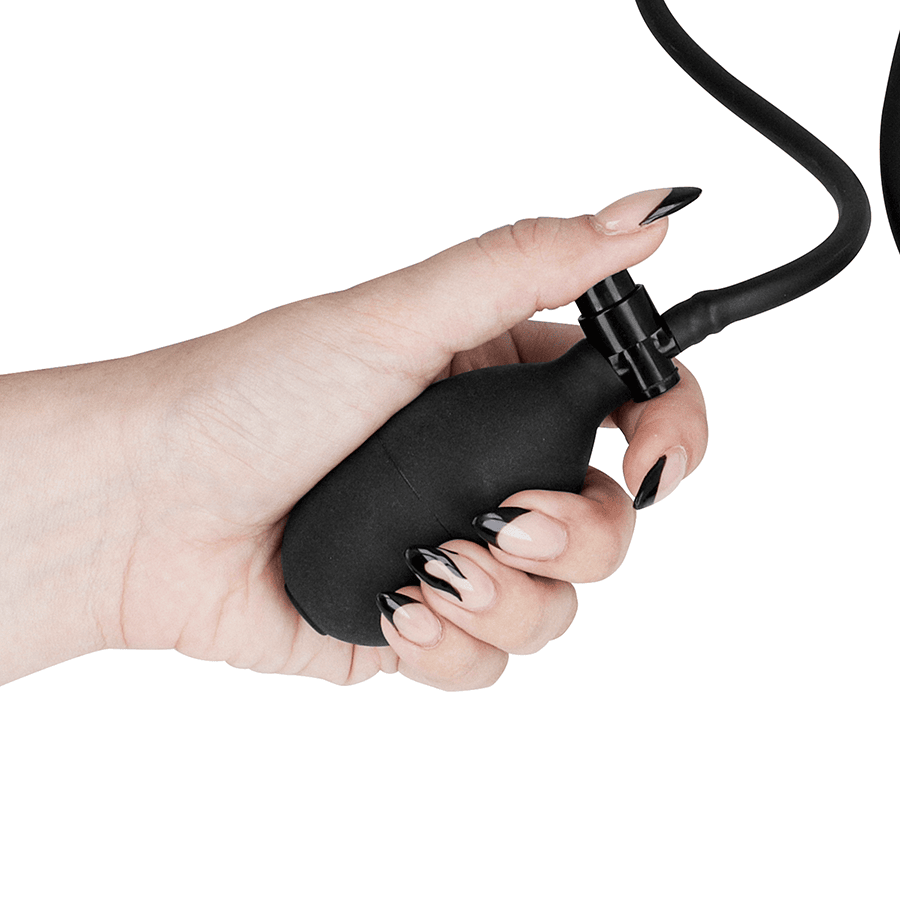 collar bondage inflable con cadena ajustable fetish bdsm