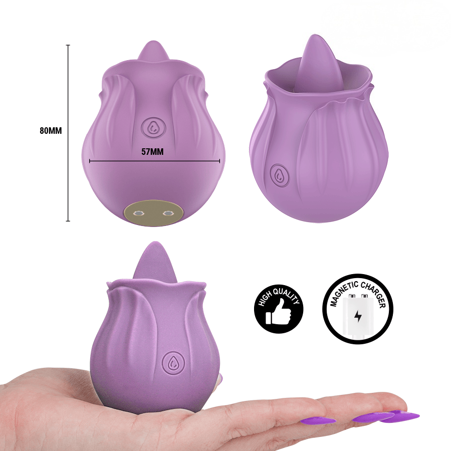 Azala flor estimulador lengua