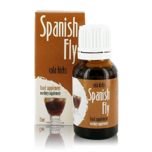 Spanish Fly Gotas Estimulantes, suplemento alimenticio para aumentar la libido y crear un ambiente romántico.