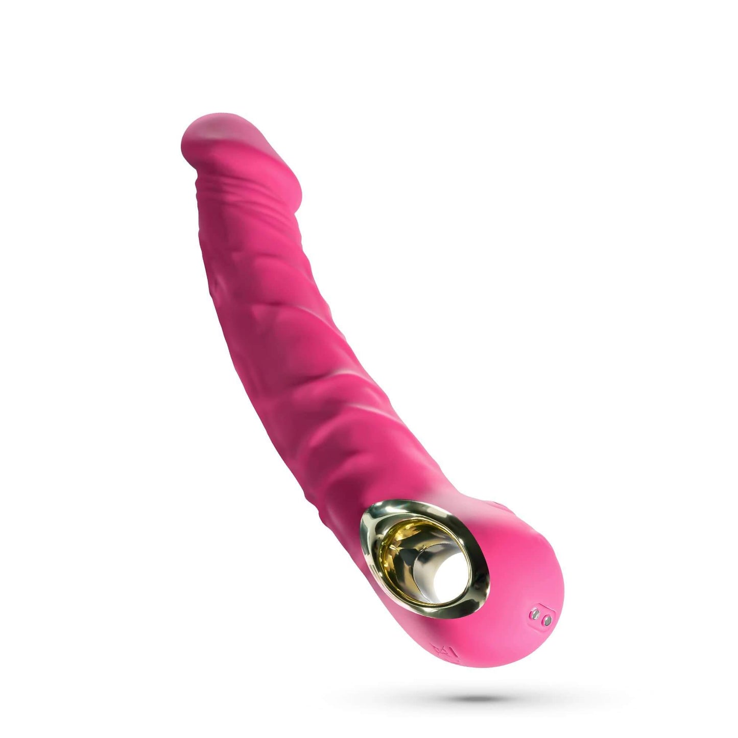 Realista Vibrador Magnus rosa con 10 modos de vibración, para placer incomparable.