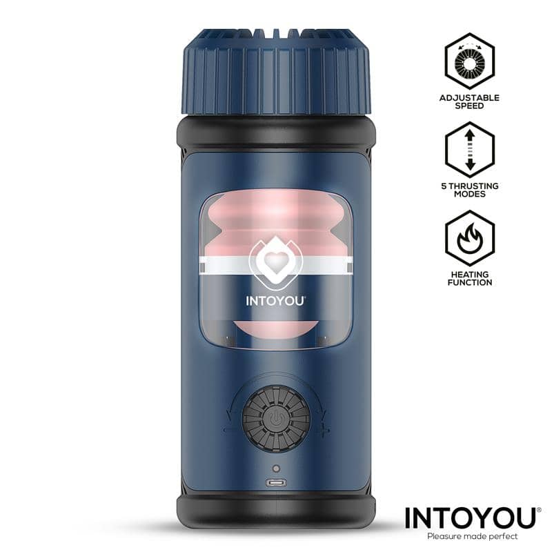 Masturbador masculino automático con movimiento thrusting, función calor y diseño ergonómico