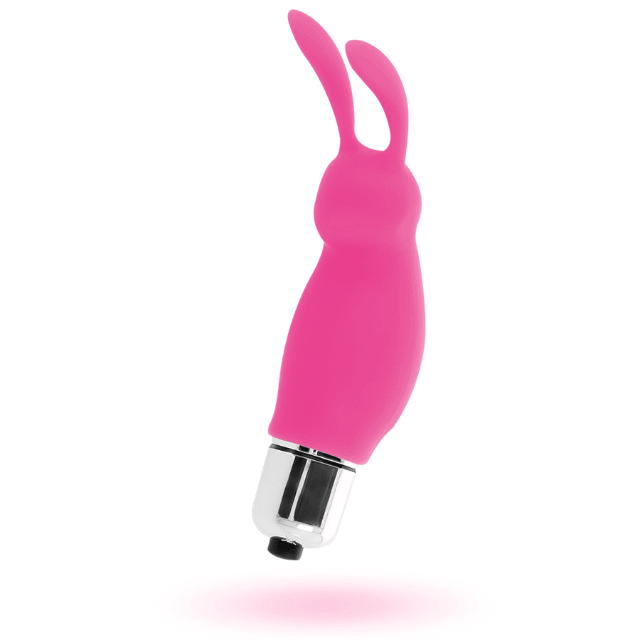 vibrador en forma de conejo rosa