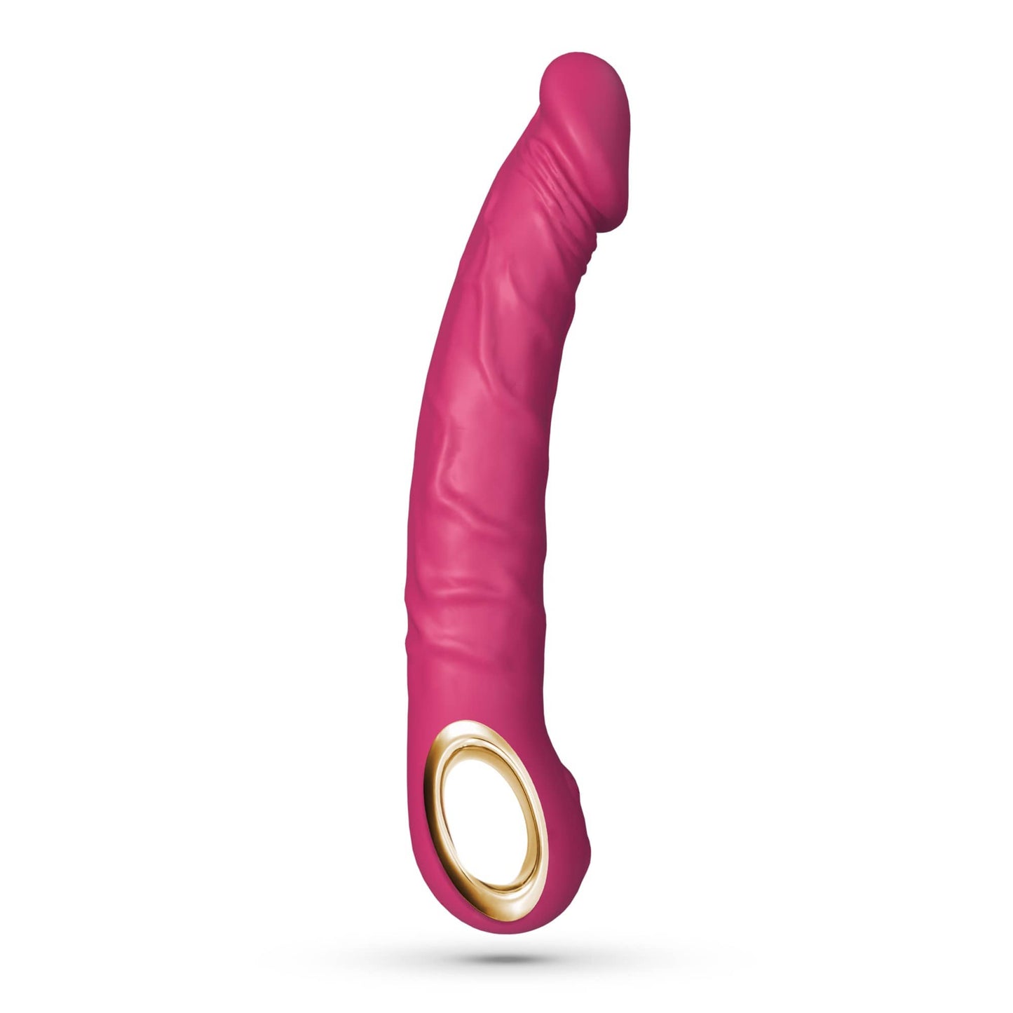 Vibrador Realista Magnus con mango ergonómico y 10 modos de vibración.