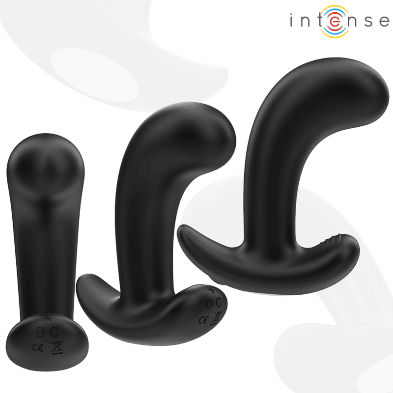 Plug anal vibrador de silicona con control remoto y 10 modos de vibración
