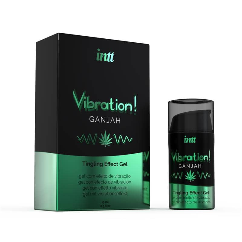 gel estimulante intimo efecto calor frio y vibracion sabor cannabis