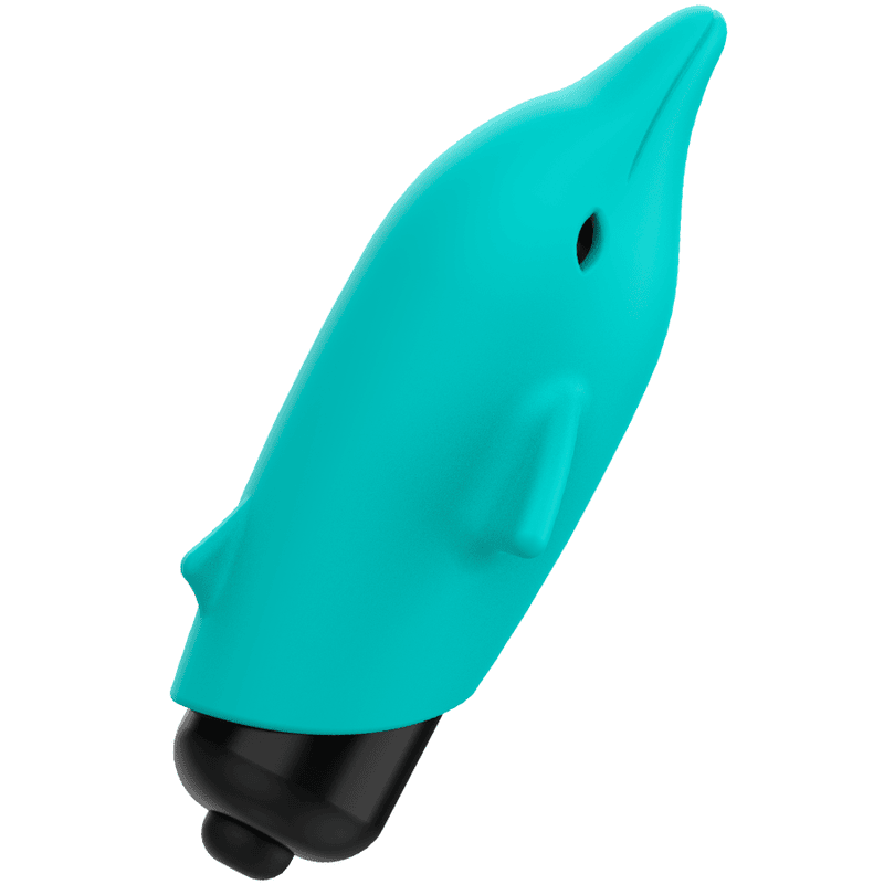 vibrador en forma de delfin azul 