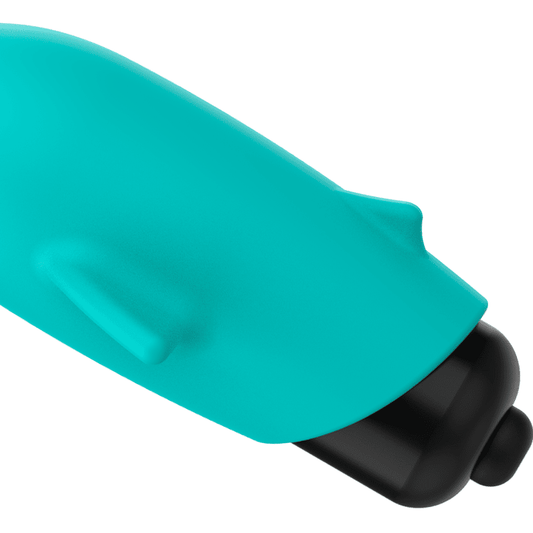 vibrador en forma de delfin azul para clitoris